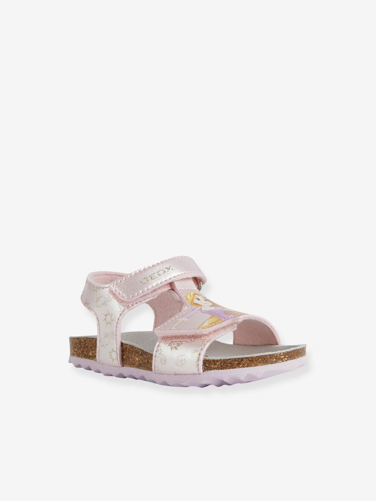 Sandálias infantis BS. Chalki GC GEOX®, rosa claro, lisas
