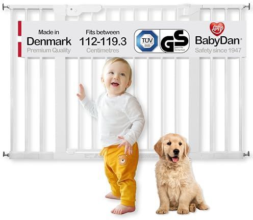 BabyDan - Premier - Traphekje - Wit - 112-119,3 cm - Veiligheidsrooster