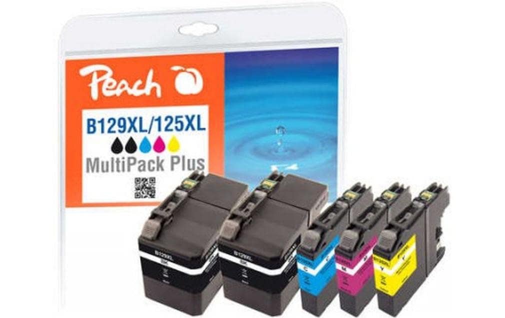 Tintenset Brother LC-129XL / 125XTinte, Black, Cyan, Magenta, Yellow