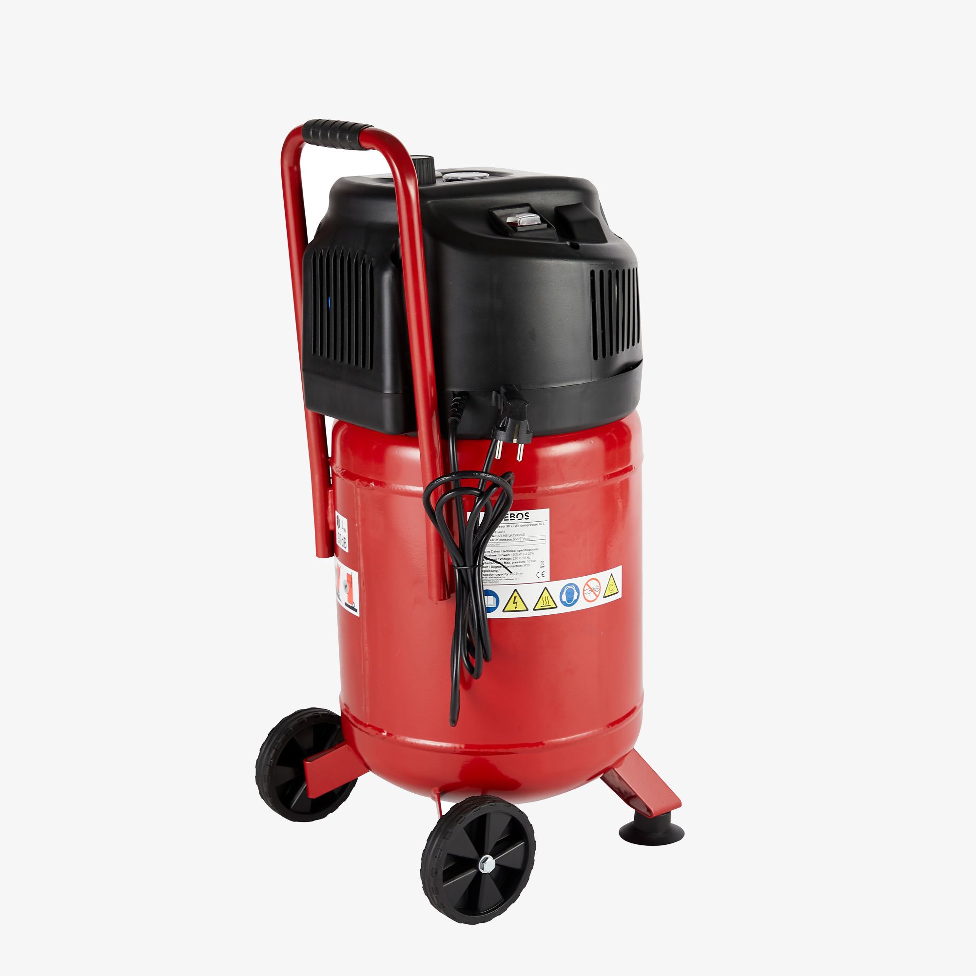 Luftkompressor 30L 1500W inkl. Zubehör