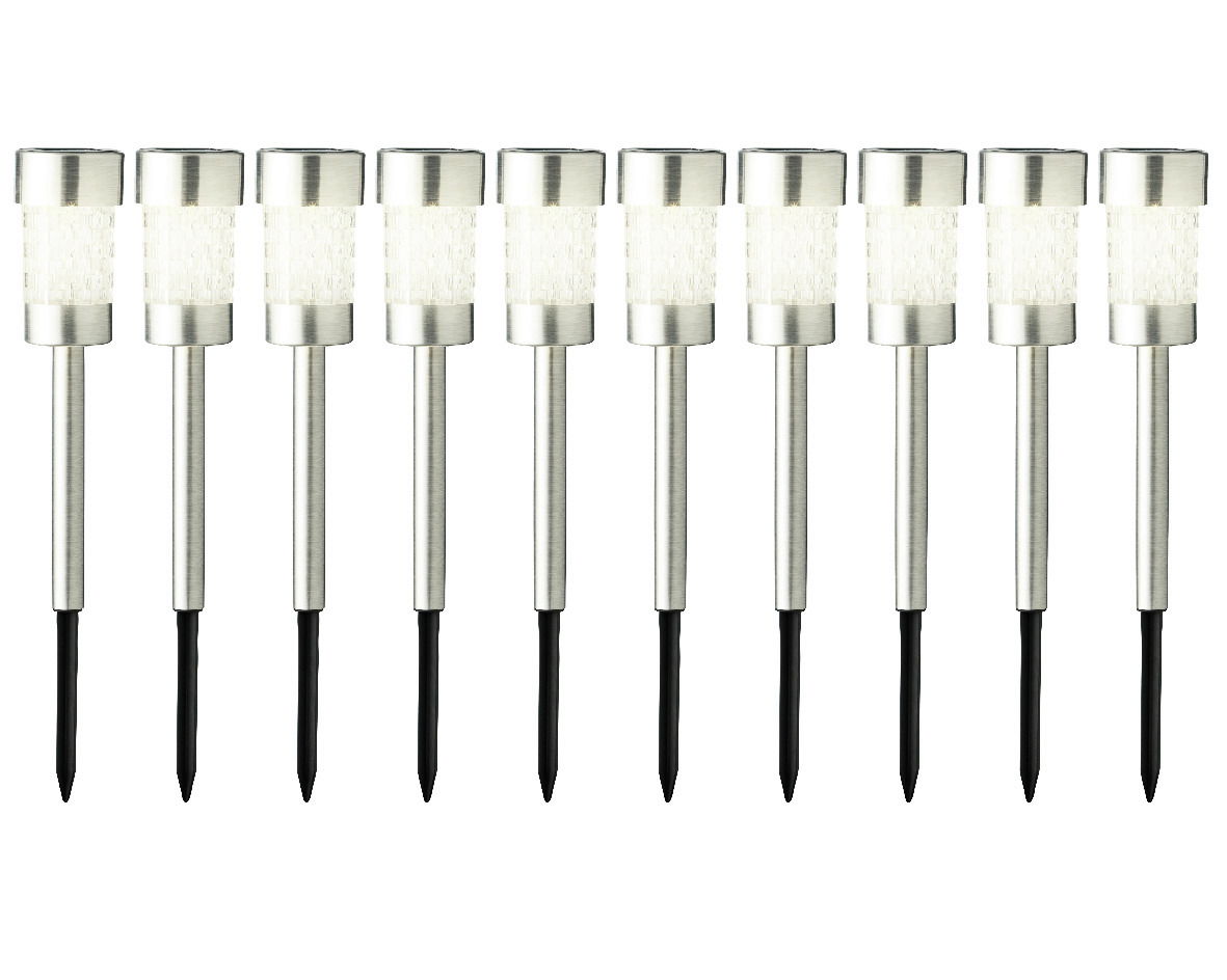 Lumineo Solar Stabbeleuchtung 10er-Set