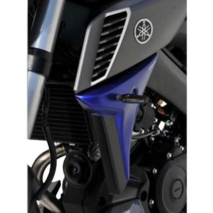 Ecope de radiateur Ermax YAMAHA MT 125 - Bleu / Noir