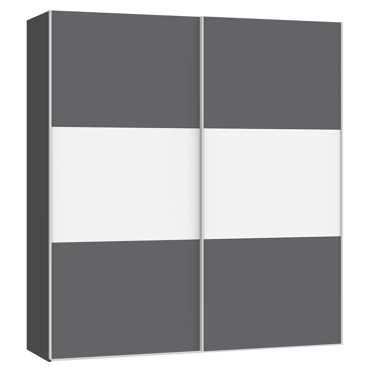 Schwebetürenschrank 2-trg. Montreux weiss
