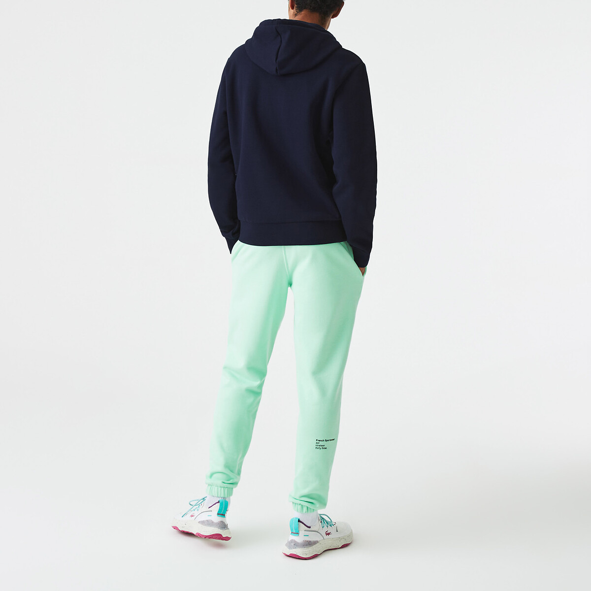 Moletom com capuz de algodão LACOSTE