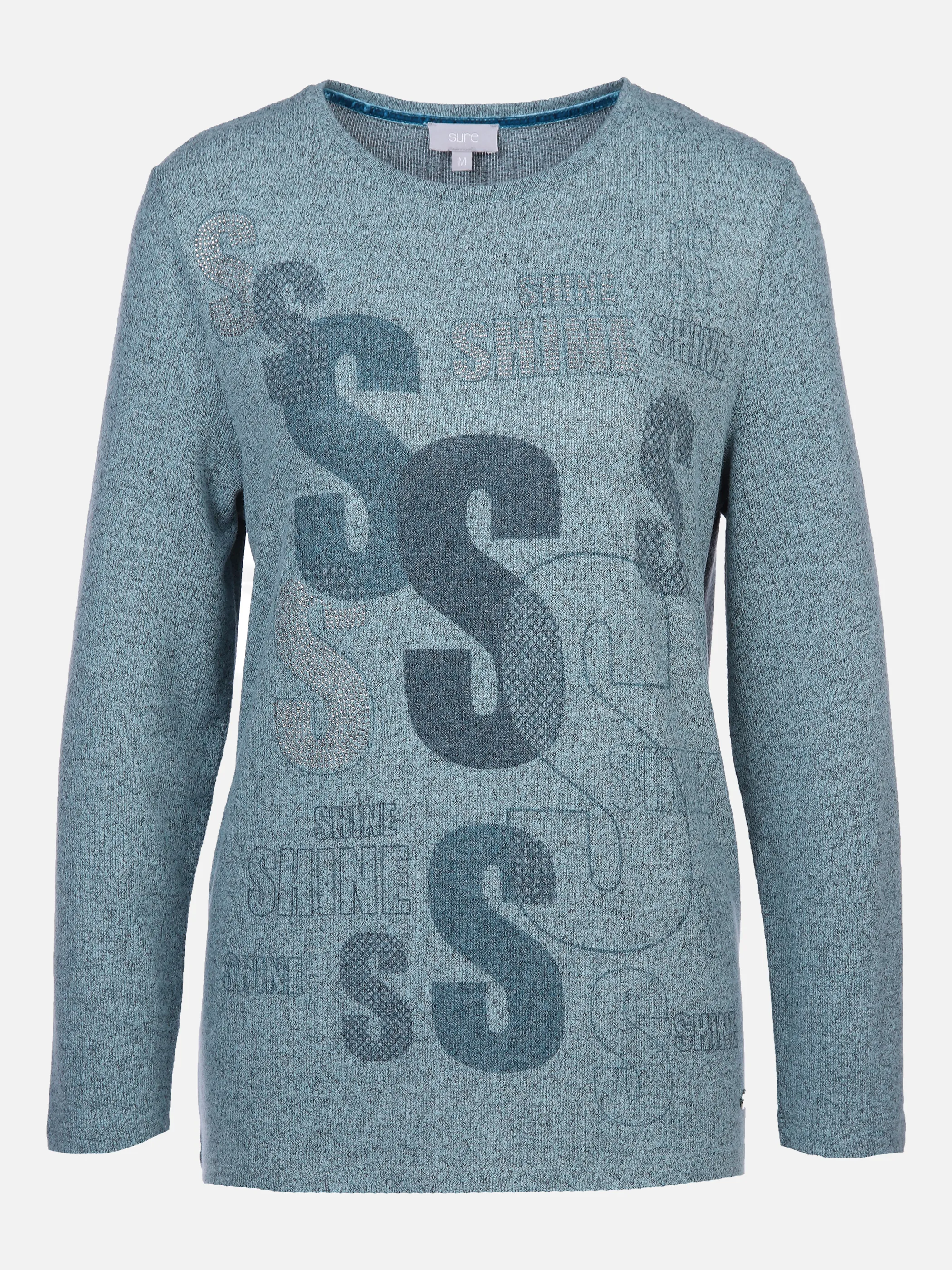 Damen Flauschshirt mit Frontprint