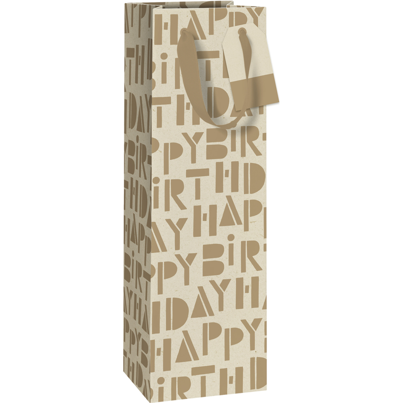 Stewo Geschenktüte für Flaschen Vinci, 11 x 36 x 10.5 cm, 1 Stück