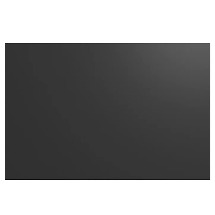 Crédence aluminium noire brillante 120 x 80 cm