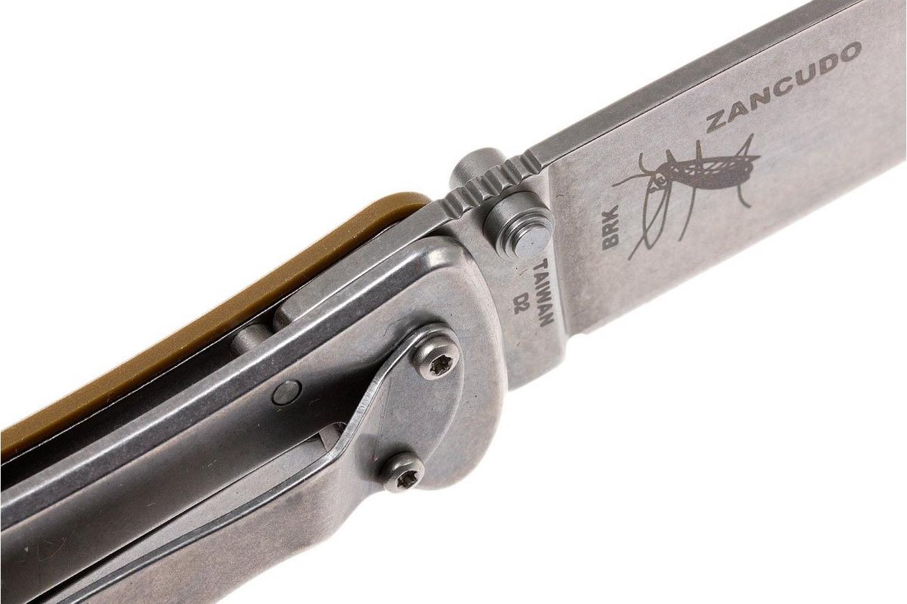 ESEE Knives Zancudo D2 Coyote Brown-Stonewashed, BRKR2CB zakmes