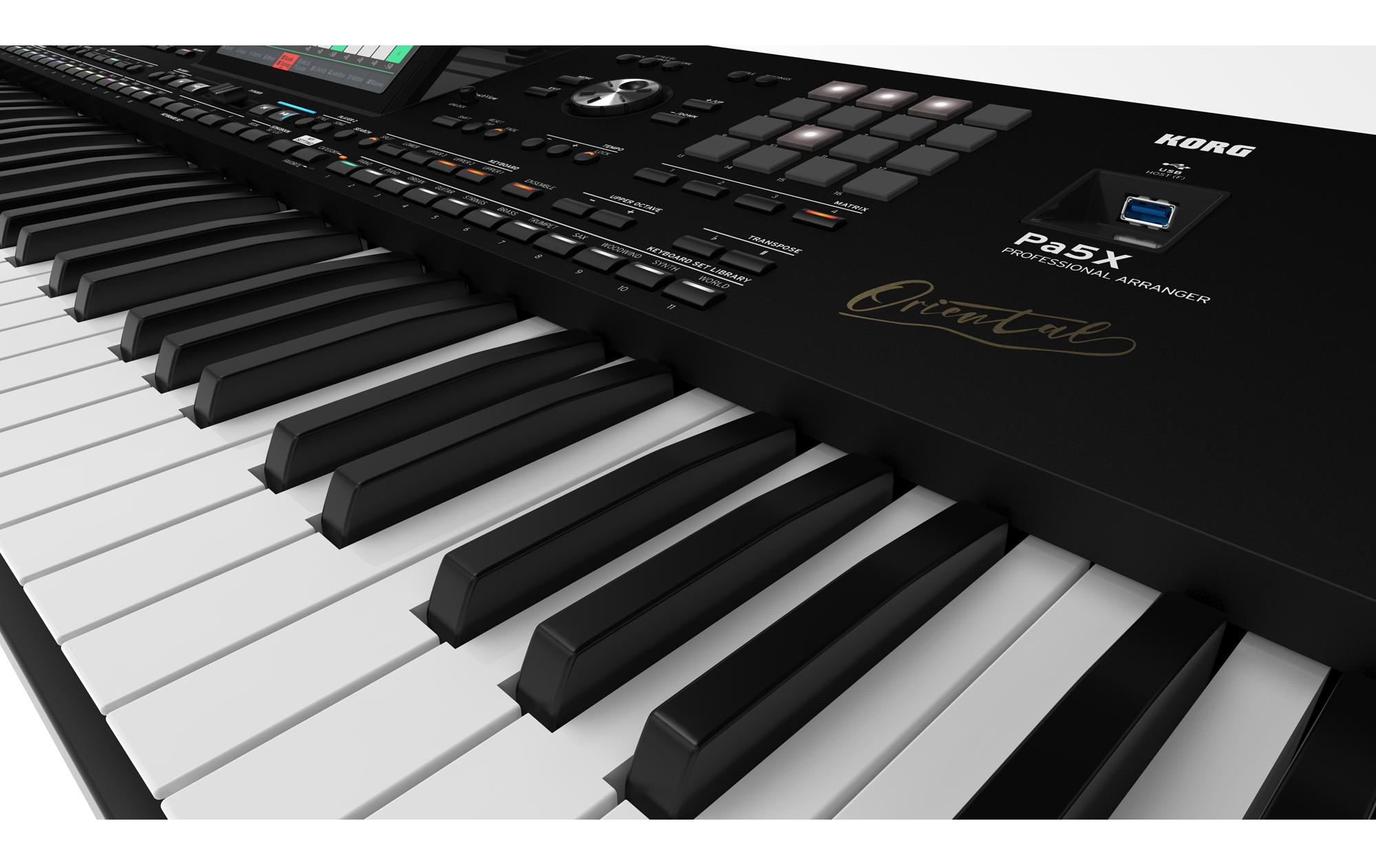Keyboard Pa5X 61 Oriental<br>Keyboard mit 61 Tasten aus der Arranger-Serie
