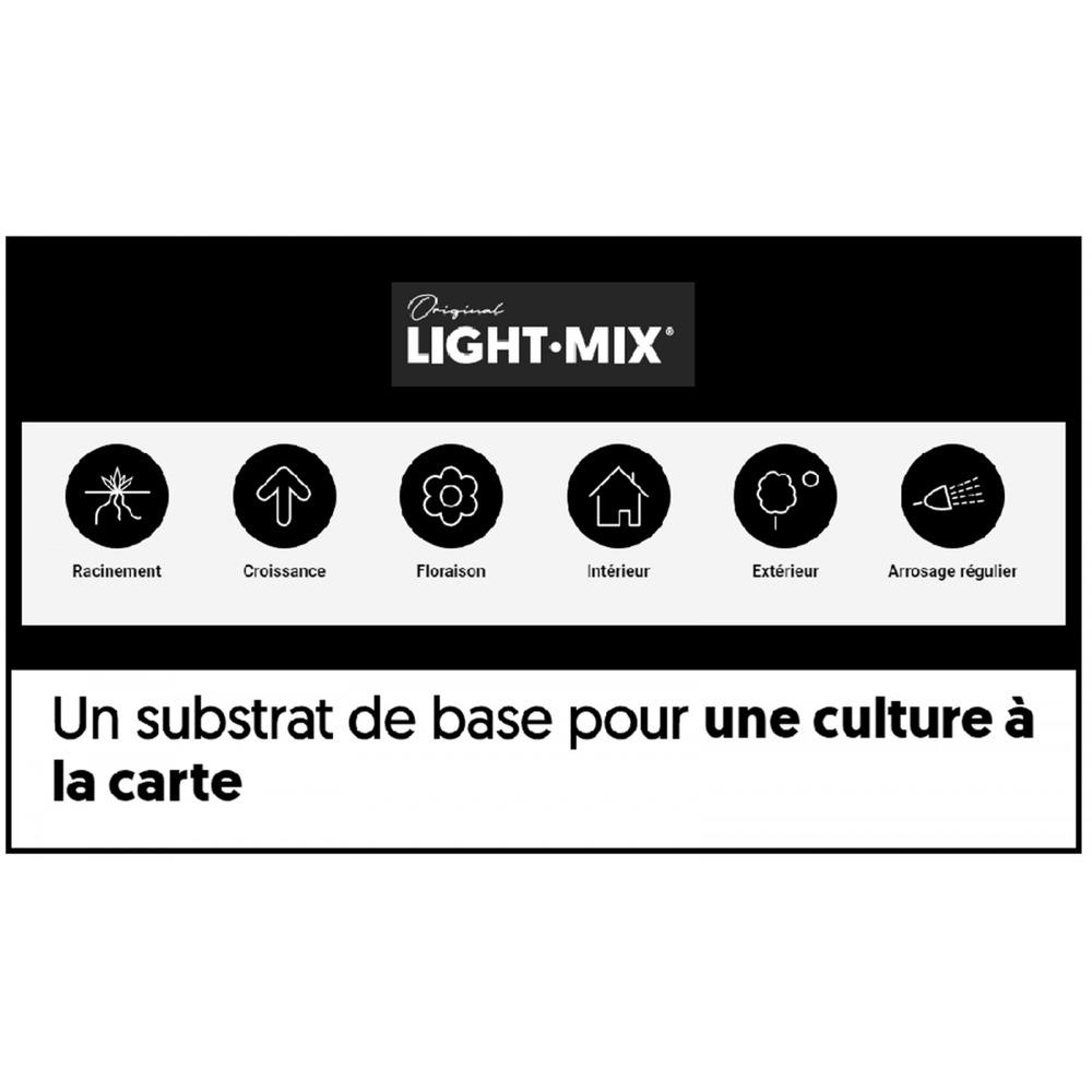 Terreau light.mix en sac de 50 litres