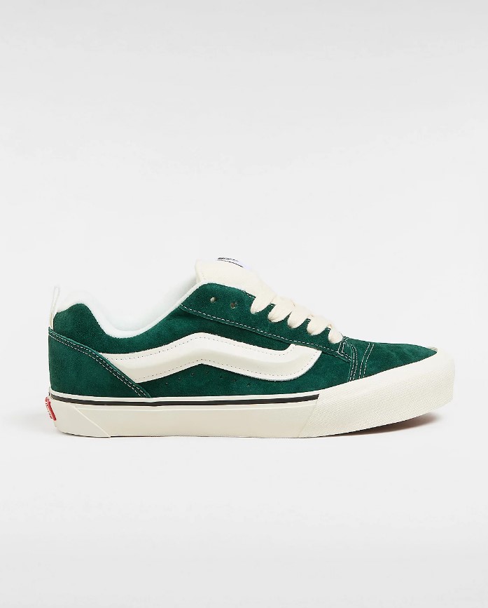 Vans Knu Skool Pig Suede Green 4.5 US / 36 EU