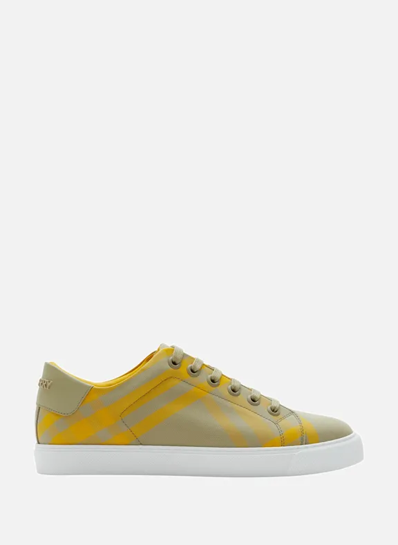 BURBERRY Baskets en cuir - Multicolore
