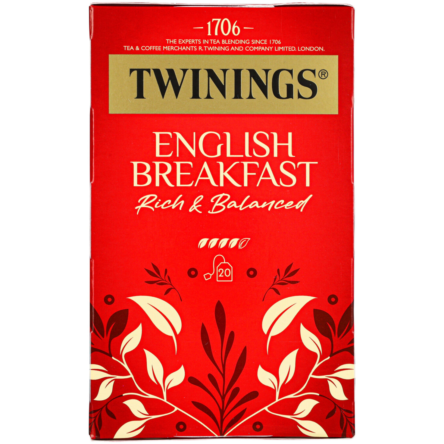 Twinings English Breakfast 20 Portionen
