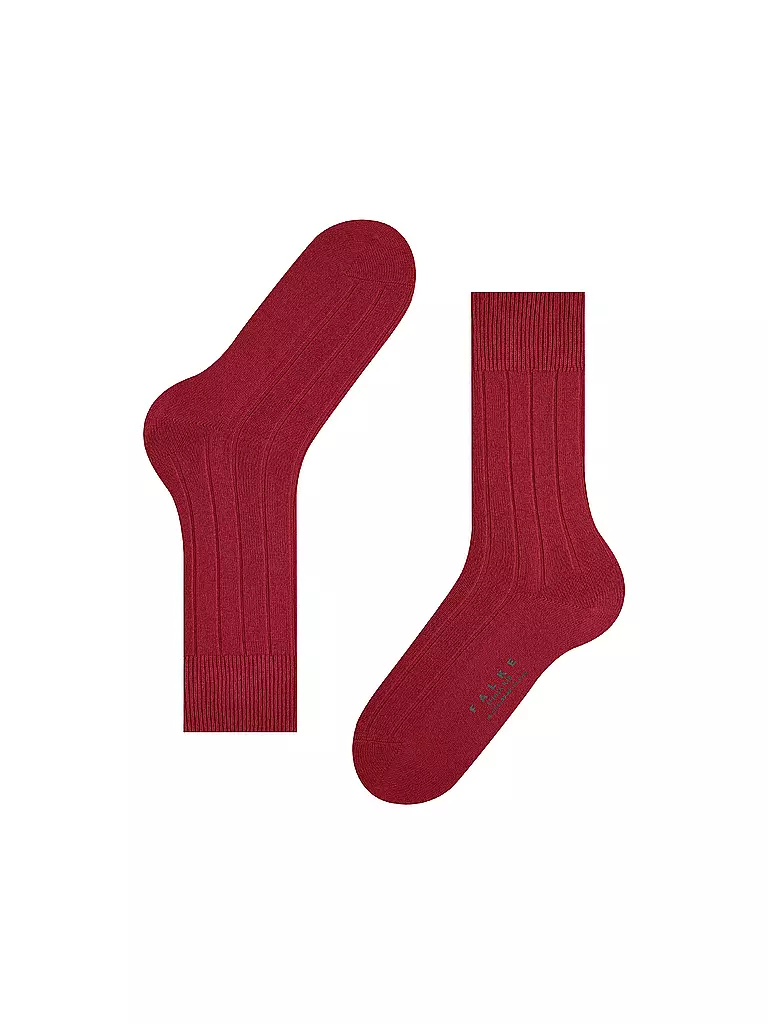 FALKE Socken LHASA RIB ingle rot