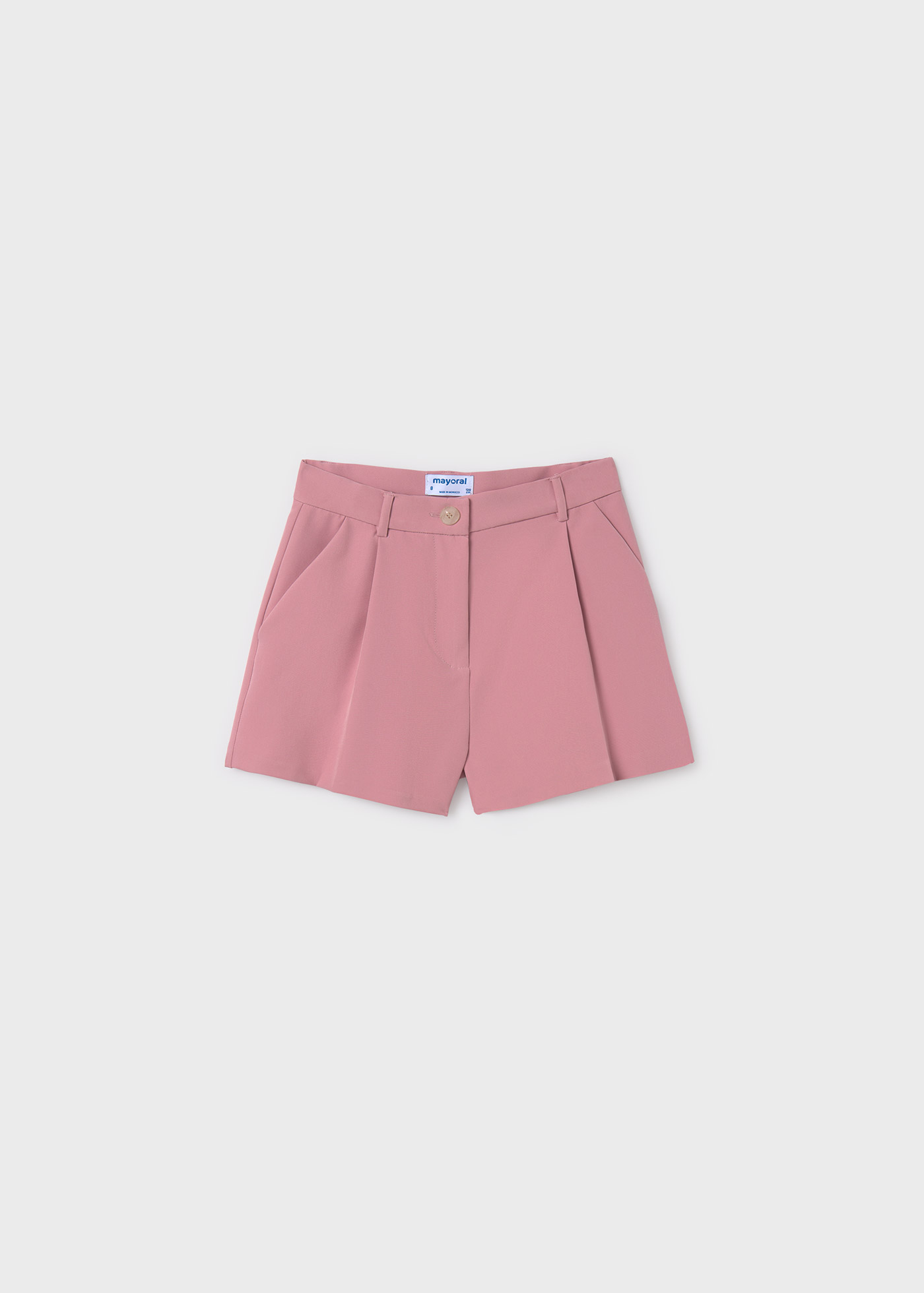 Calças infantis em crepe de poliéster reciclado