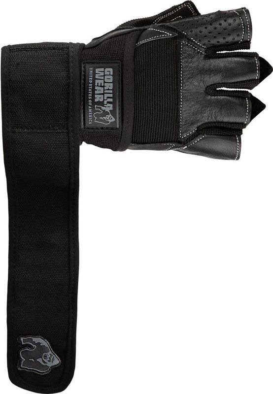 Gorilla Wear Dallas Wrist Wraps Sporthandschoenen Unisex Zwart