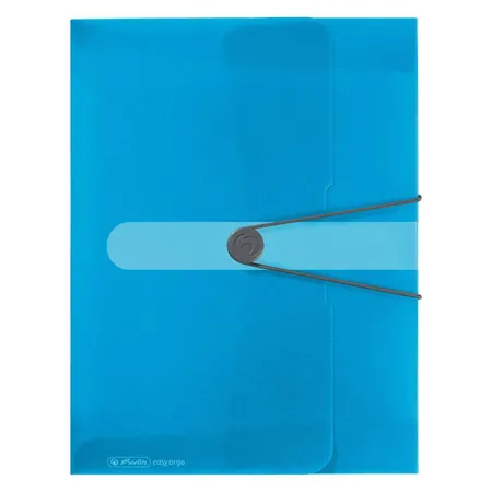 Herlitz Sammelbox PP A4 blau transparent 40mm