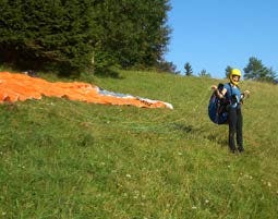 Gleitschirmfliegen Schnupperkurs in Hausen an der Lauchert