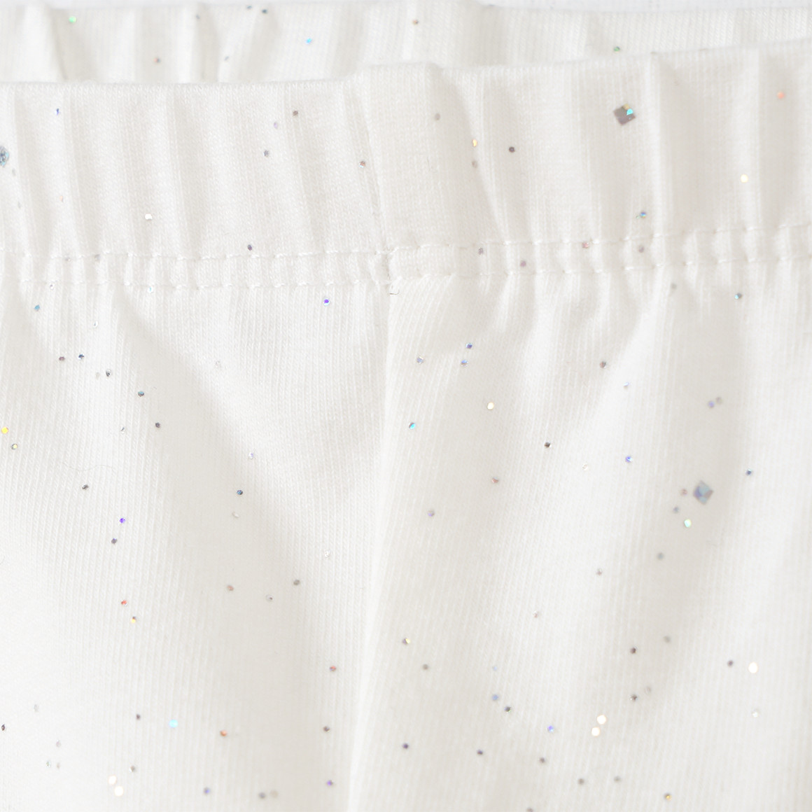 Topolino Mädchen Capri-Leggings mit Spray-Print weiss