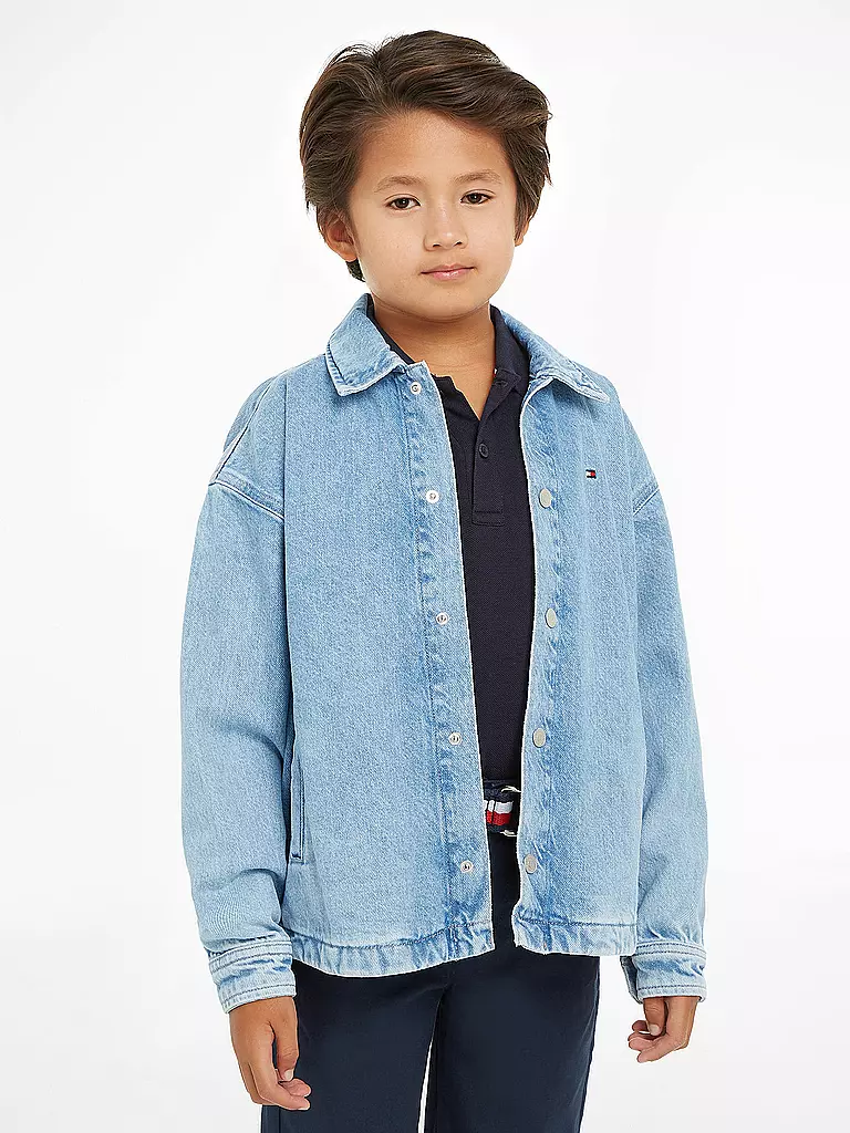 TOMMY HILFIGER Jungen Overshirt blau