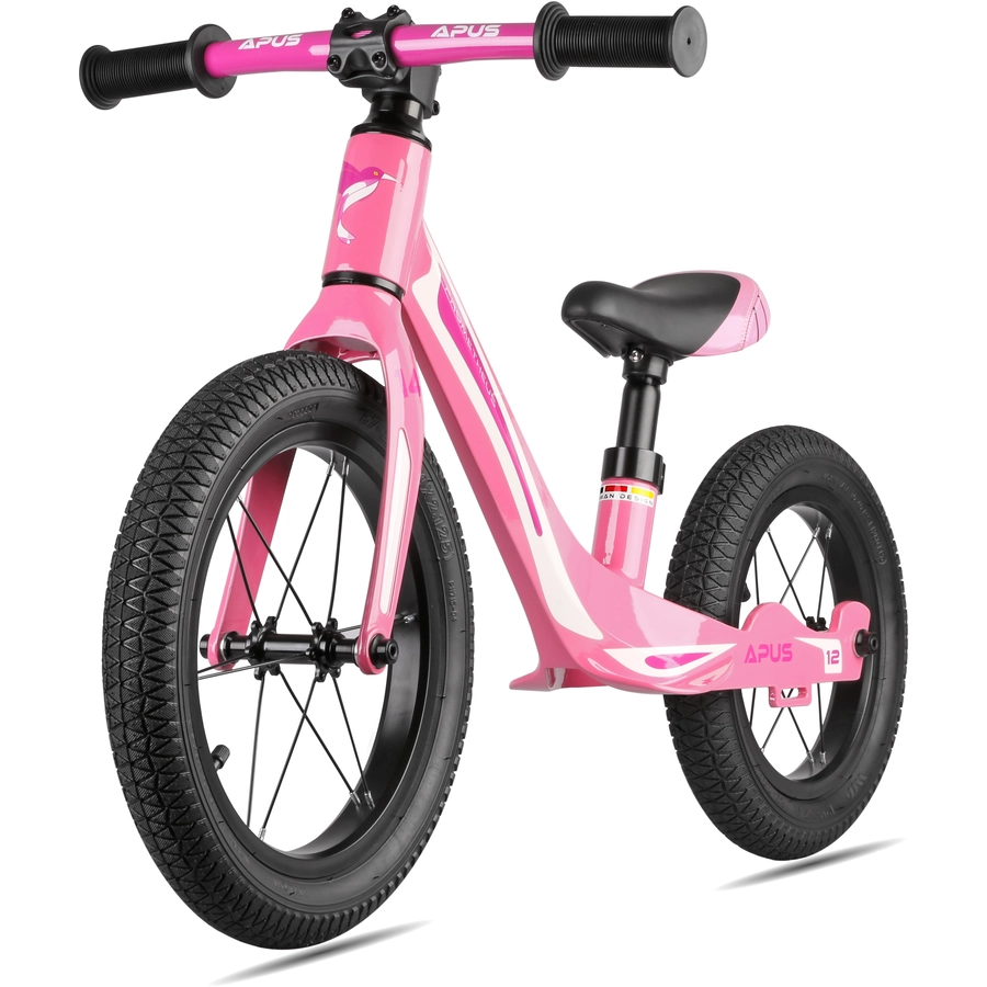 PROMETHEUS BICYCLES® Kinderlaufrad 1412, Rosa, Modell APUS