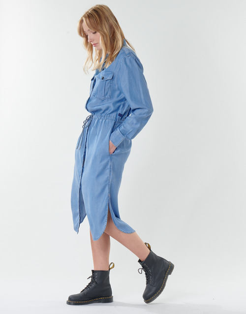 G-Star Raw - Rovic maxi shirt dress ls - lt aged