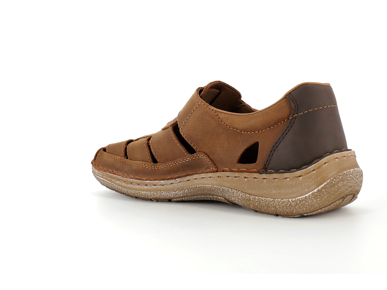 Rieker-03078 Cuir Marron Moyen