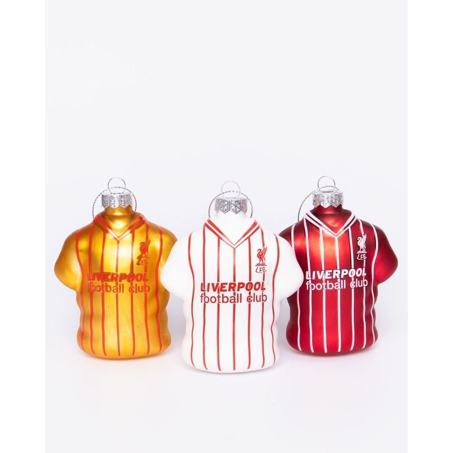 Liverpool Boule de Noël Pack de 3 - Rouge/Jaune/Blanc