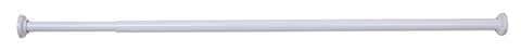Duschstange Aluminium 125 - 220 cm ausziehbar/weiß