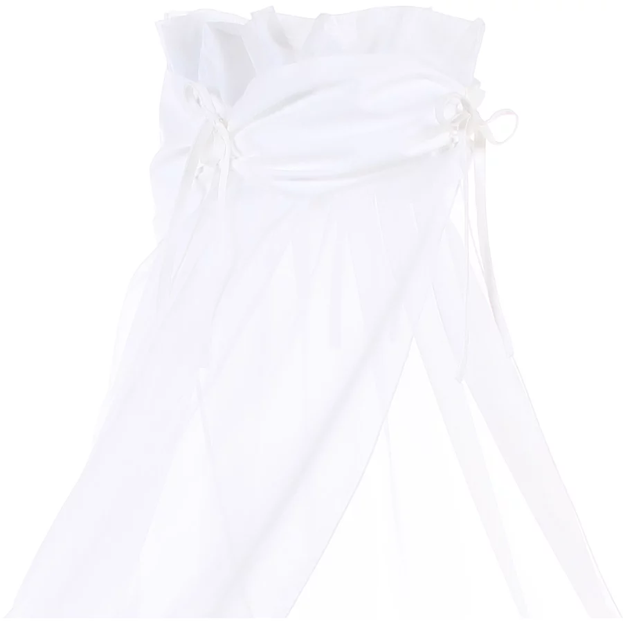 babybay Himmelstoff weißweiß 200 x 135 cm