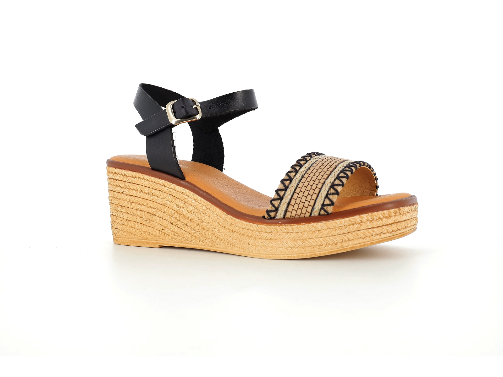Xapi-97736 Cuir Noir Champagne