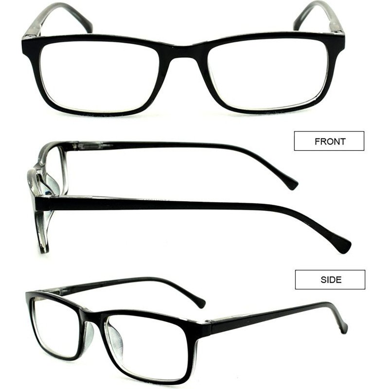 Lunettes homme anti lumière bleue, monture noire