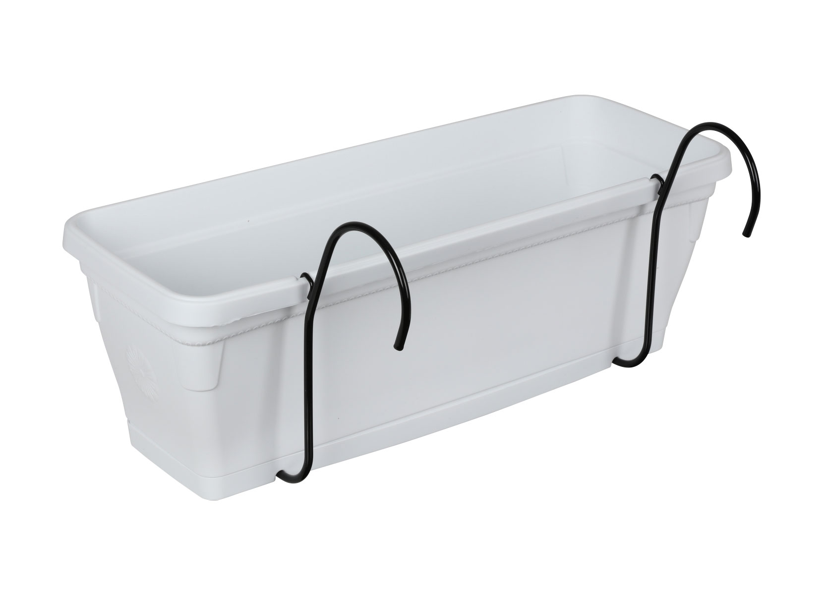 Balkonkasten-Set Primavera 50cm Weiß