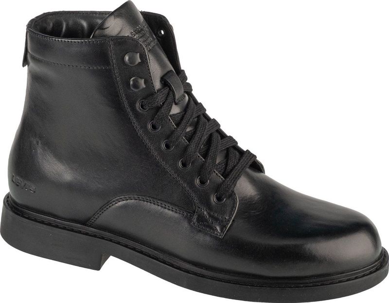 Levi's - Lace-up Booties - Schoenen - Zwart - Leer