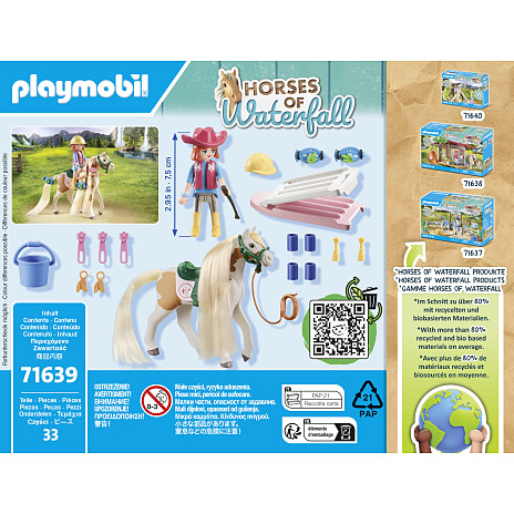 Playmobil Ellie med hest 71639