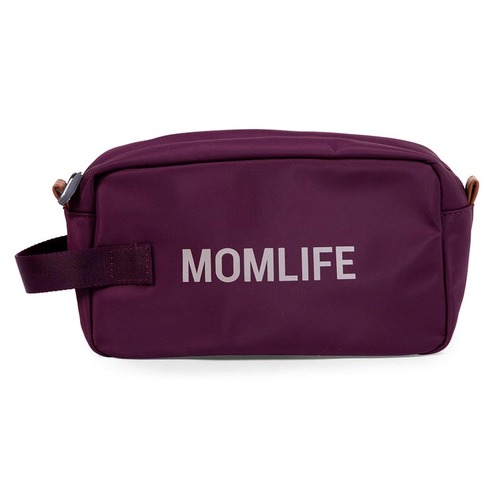 Trousse De Toilette Baby Momlife Aubergine - CHILDHOME