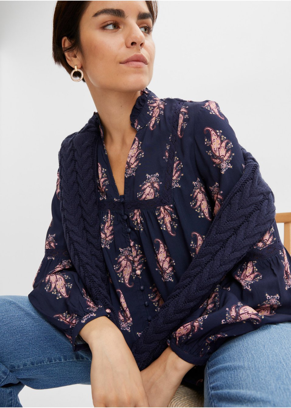 Blouse à motif