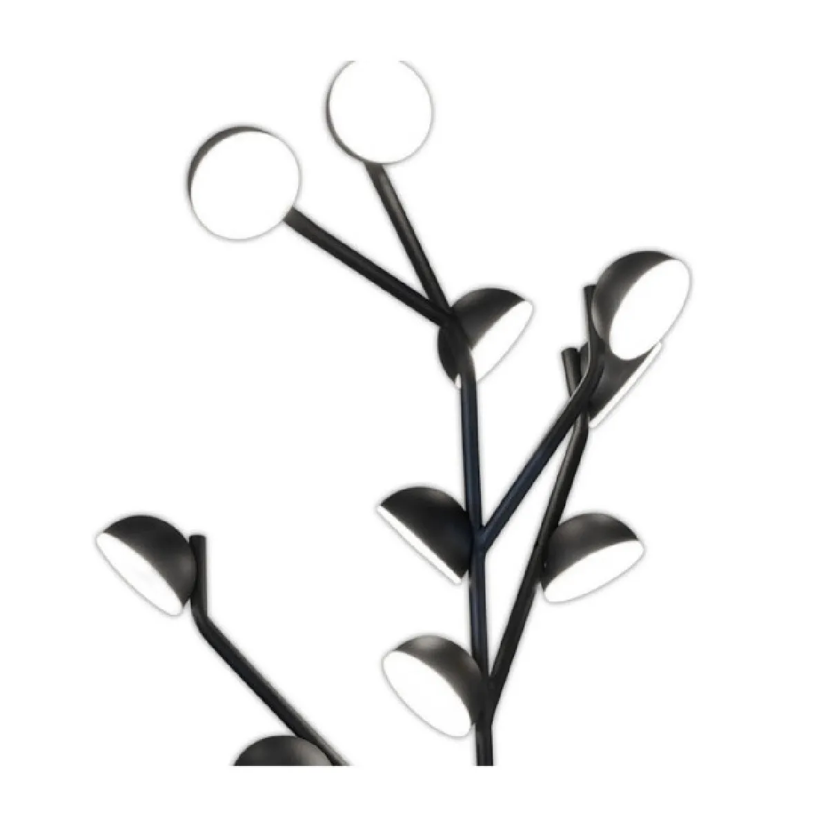 Inspired Lampadaire 10 Lumières - Noir LED