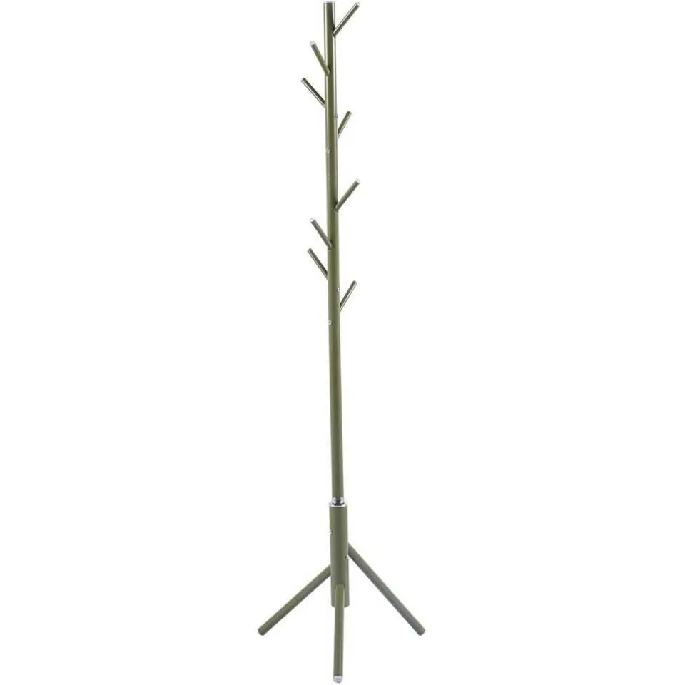 Rousseau Staande kapstok Kassie - Ø48 x 174 cm - Groen / Metaal