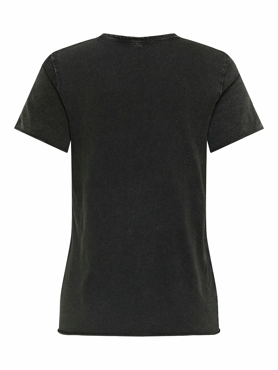 SOMENTE<br>Camiseta com gola redonda e estampa