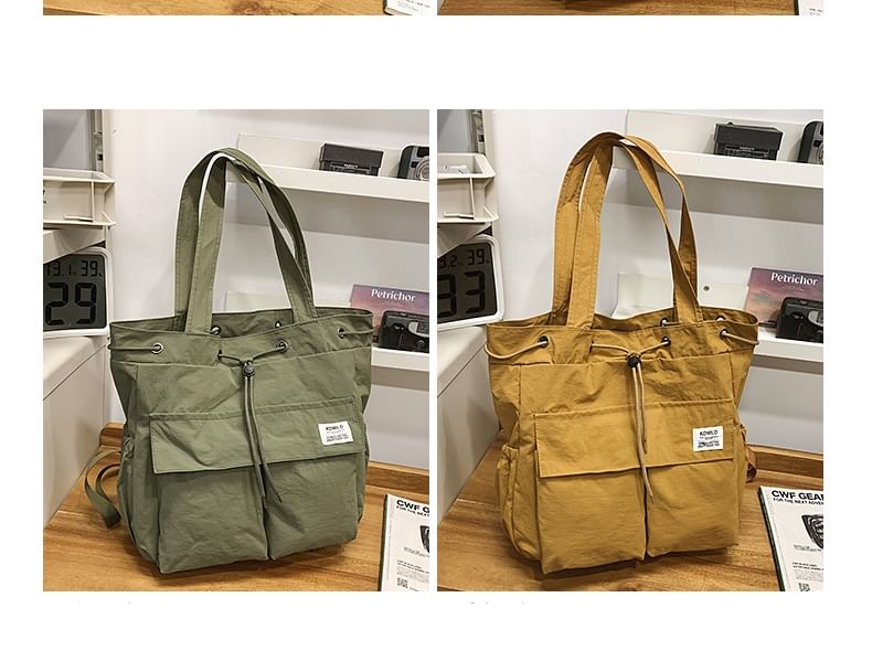 EAVALURE - Nylon rugzak met trekkoord