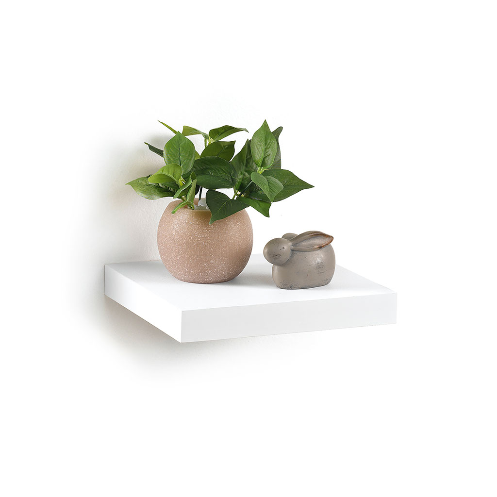 Étagère flottante blanche 25x22.8cm