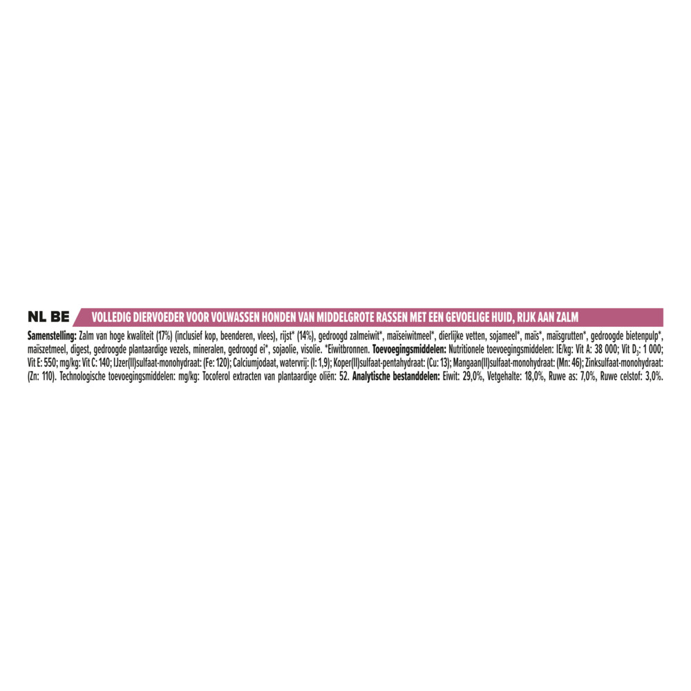 Pro Plan Adult Medium Sensitive Skin Zalm14 kg