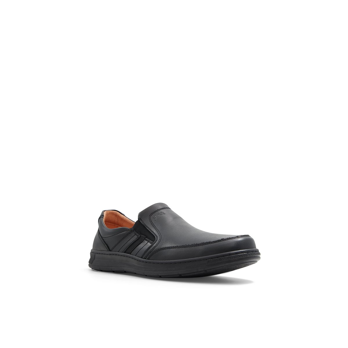 SOFT WALK-Pietrosul-Mocassins Chaussures Décontractées - Talon plat - Noir/Noir