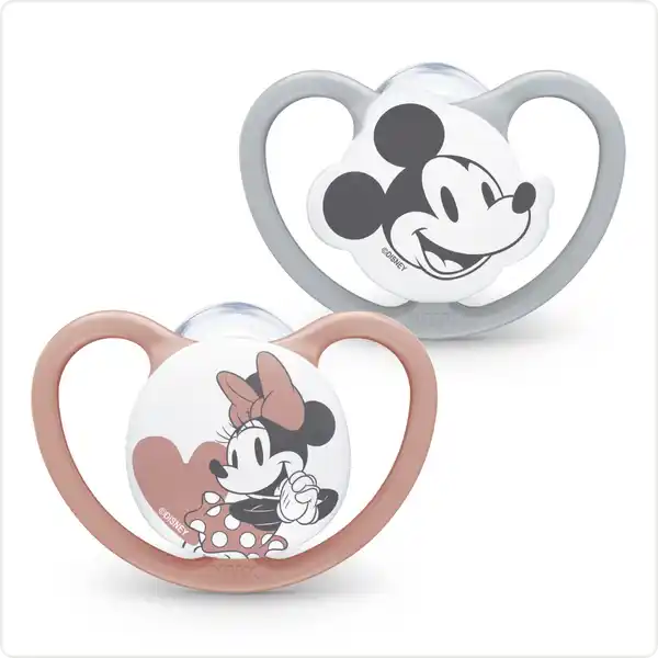 Disney Mickey Mouse Space Silikon-Schnuller 6-18 M