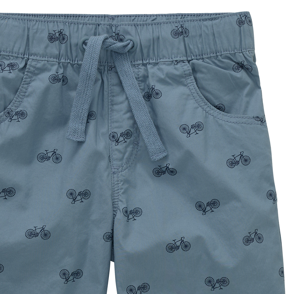 Topolino Jungen Shorts mit Fahrrad-Prints blau
