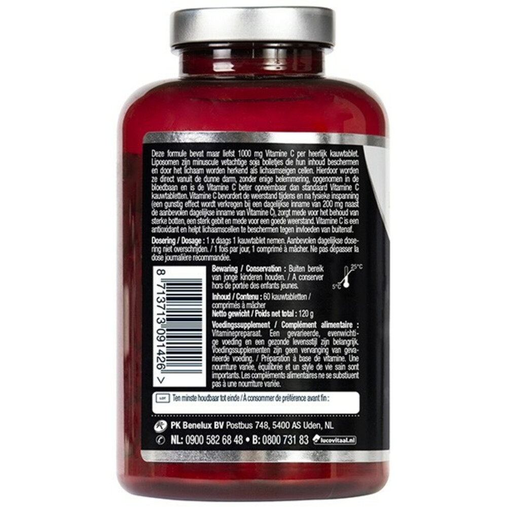 2x Lucovitaal Vitamine C1000 mg Liposomaal 60 tabletten