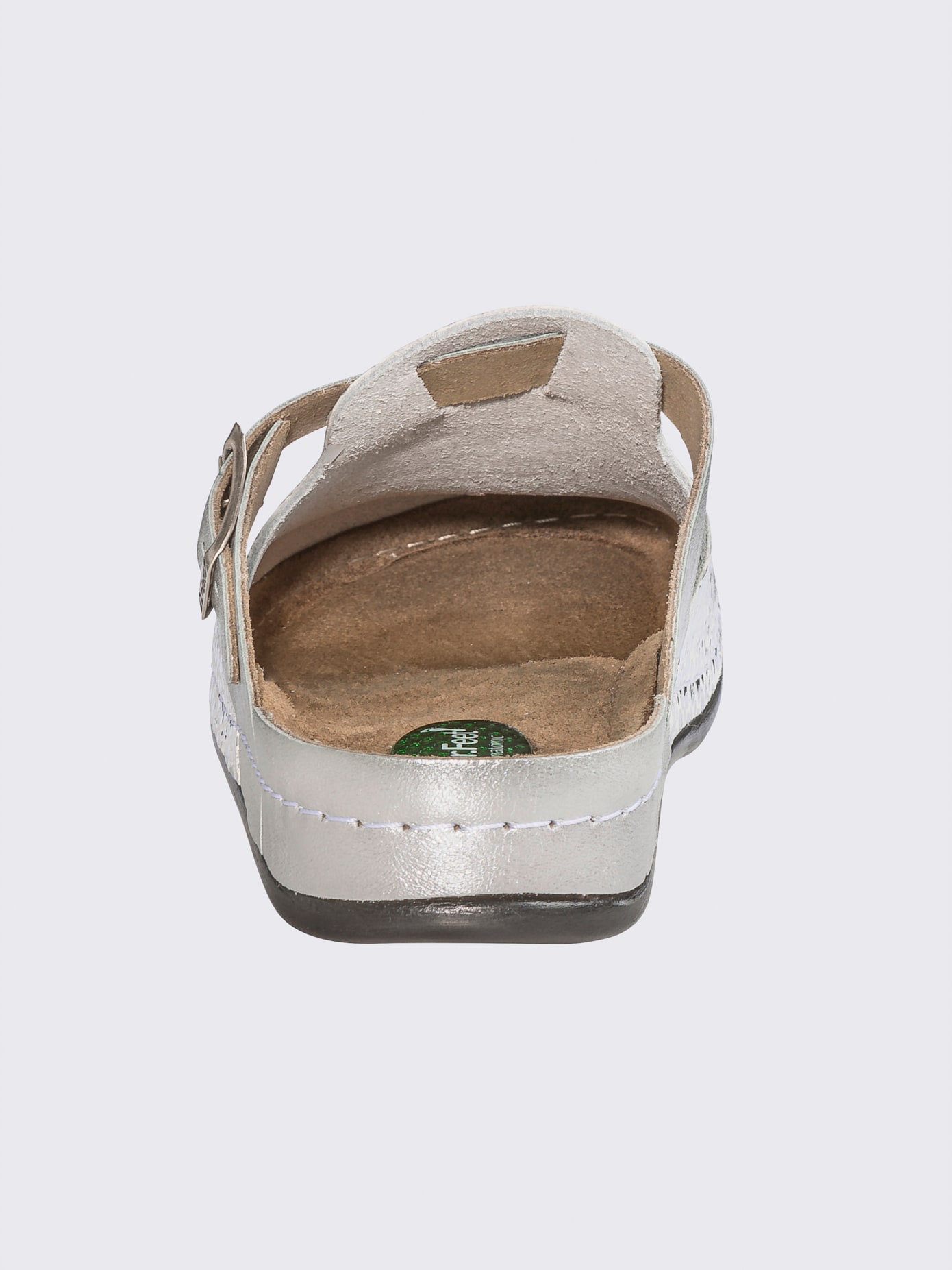 Chaussons cuir vachette gaufré