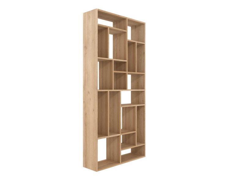 Ethnicraft M-rek stellingkast boekenkast large zwart eikenhout