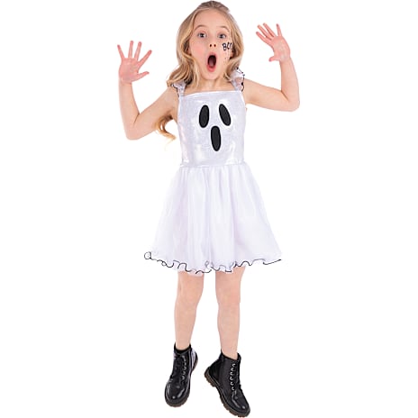 Halloween spøgelseskjole kostume str. 92